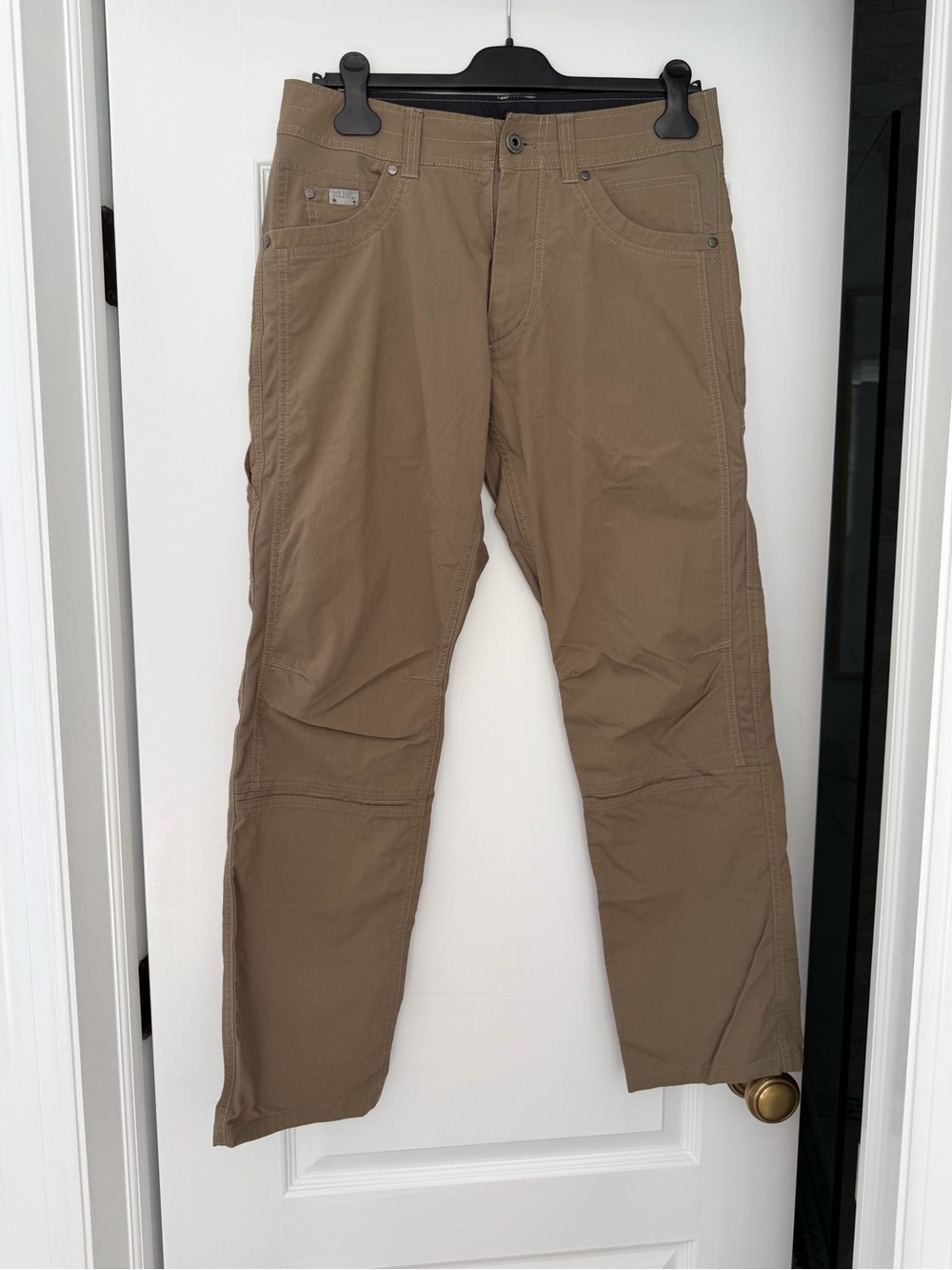 KÜHL Radikl Pants Mens 31x30 Dark Khaki Hiking Outdoor Stretch 7 Pocket - Picture 2 of 10